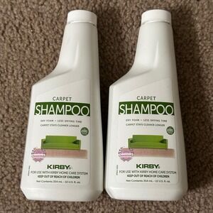 Kirby Carpet Shampoo 12oz Lavender Scent Dry Foam Kirby Guard Lot of 2 New 12oz